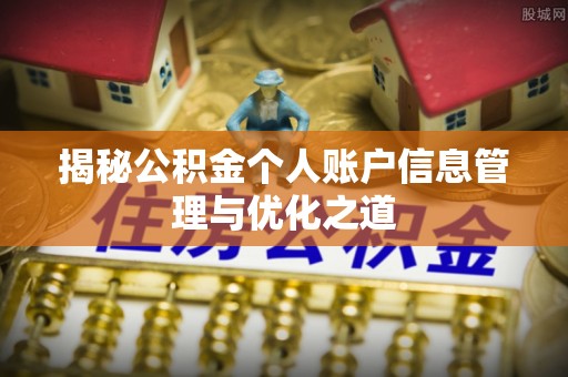 嵊州揭秘公积金个人账户信息管理与优化之道